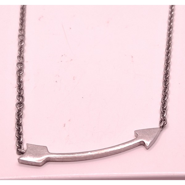 collar de flecha plata