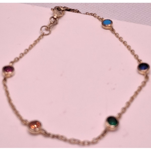 pulsera de plata chapada