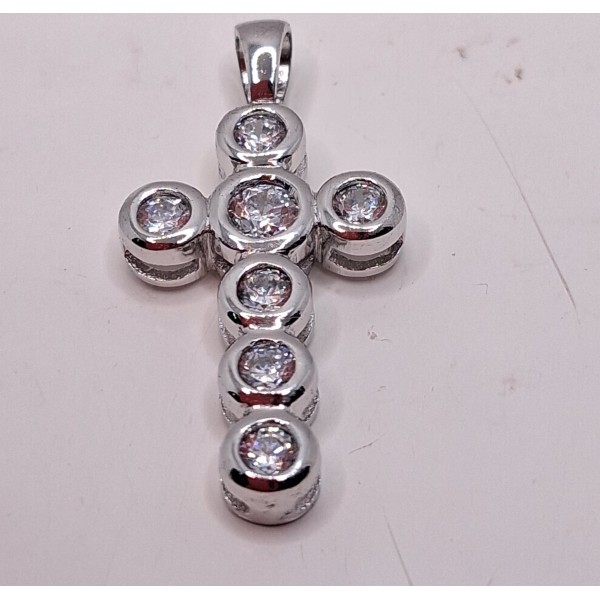cruz de plata con zc