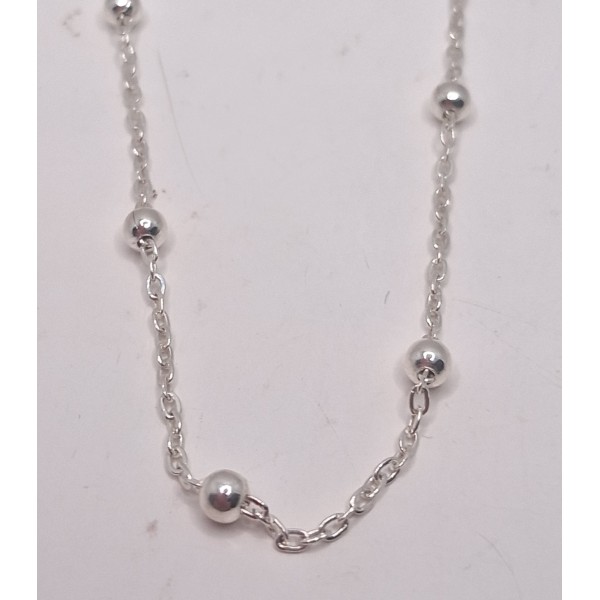cadena de plata