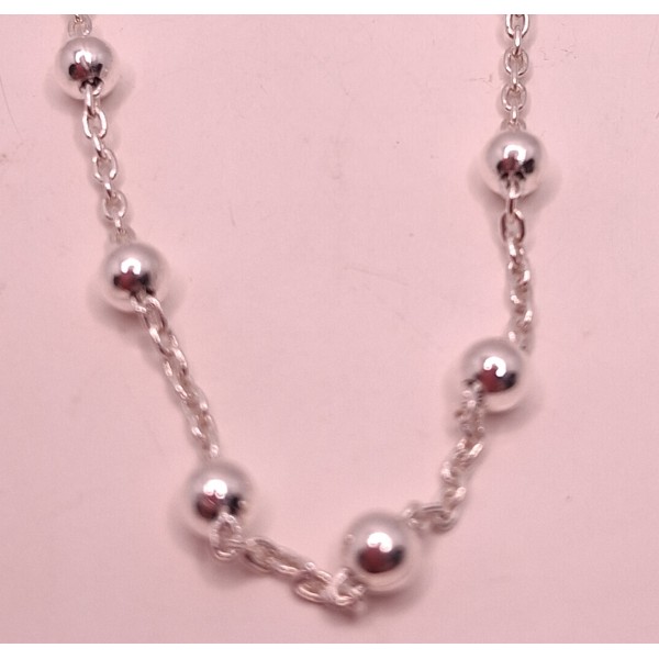 cadena de plata