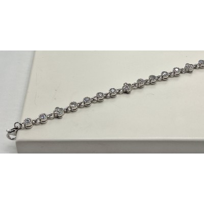 pulsera de plata con zc