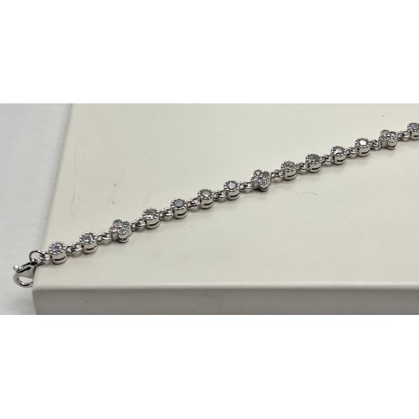 pulsera de plata con zc