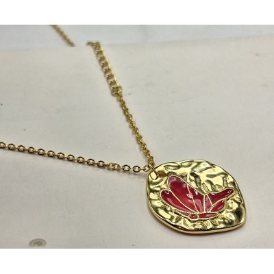 colgante plata chapado con esmalte