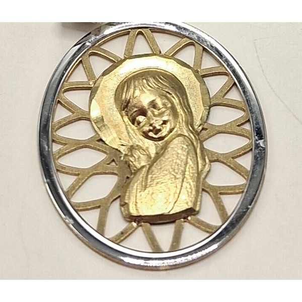 medalla oro de 18 ktes