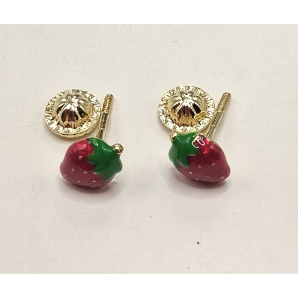 pendientes bebe oro de 18 ktes