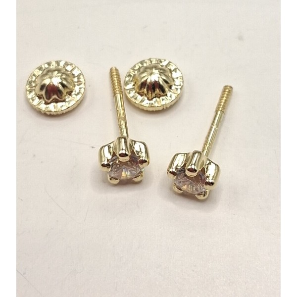pendientes oro 18 ktes