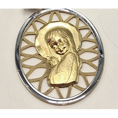 medalla oro de 18 ktes