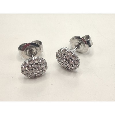 pendientes oro de 18 ktes  con brillantes