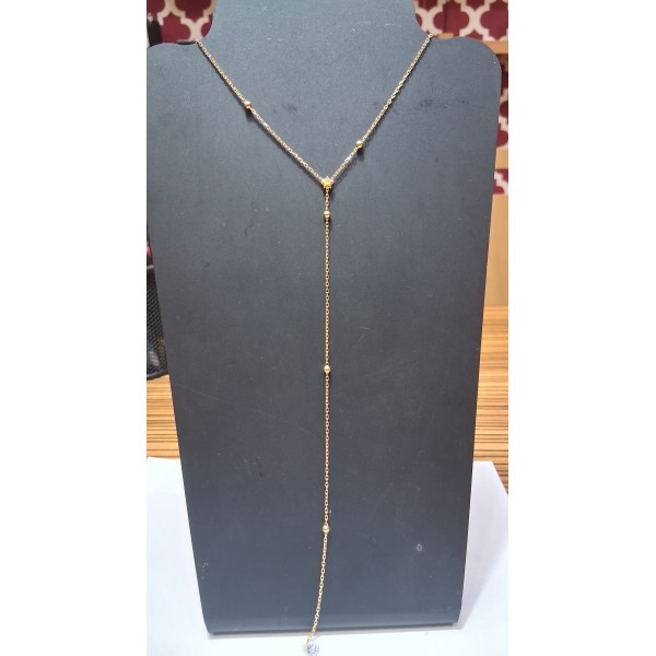 collar plata chapado