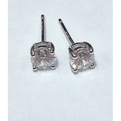 pendientes plata con zc