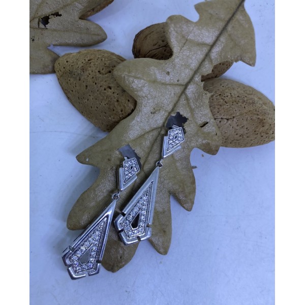 Pendientes plata largos