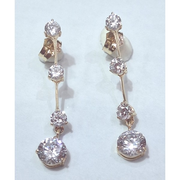 pendientes oro amarillo de 18 ktes