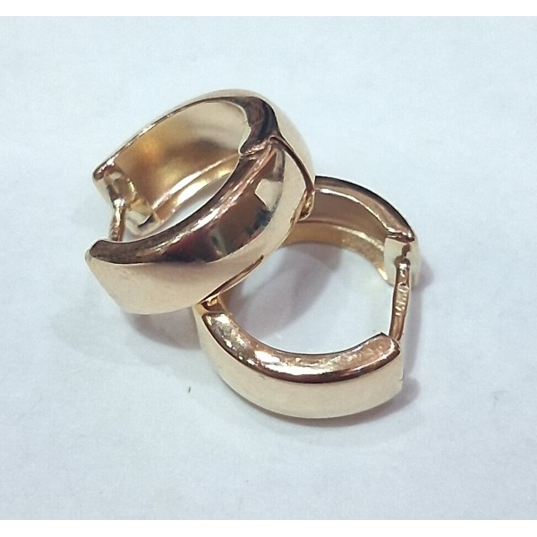 Aretes de oro de 18 ktes