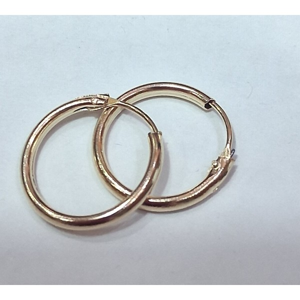 aros de oro de 18 ktes