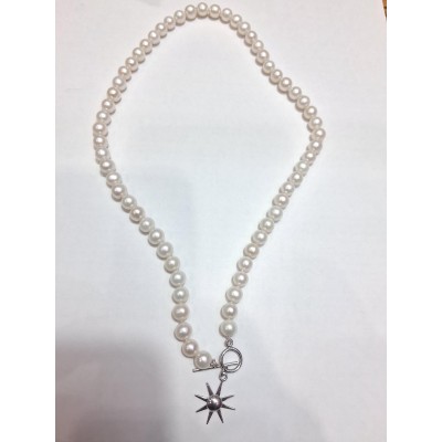 collar perlas con cierre plata