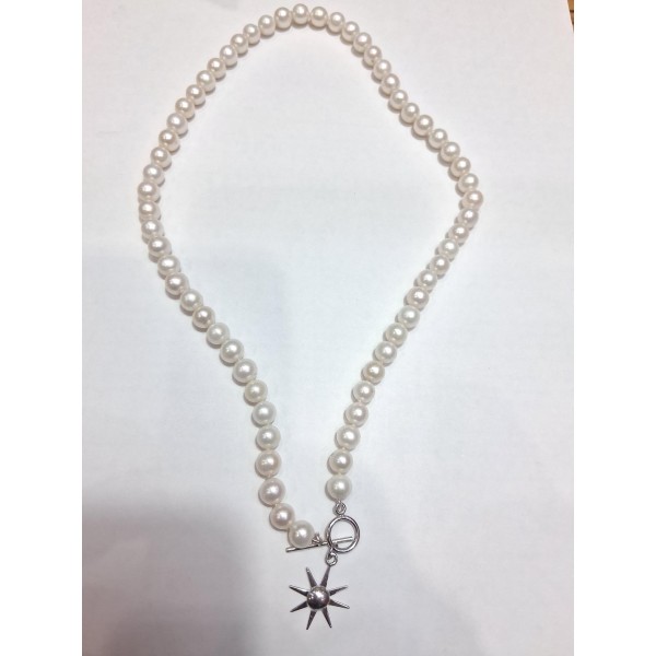 collar perlas con cierre plata