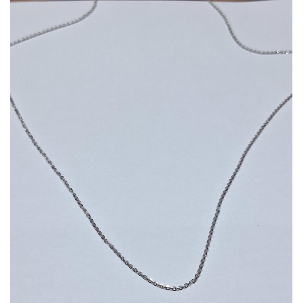 cadena oro blanco de 18 ktes