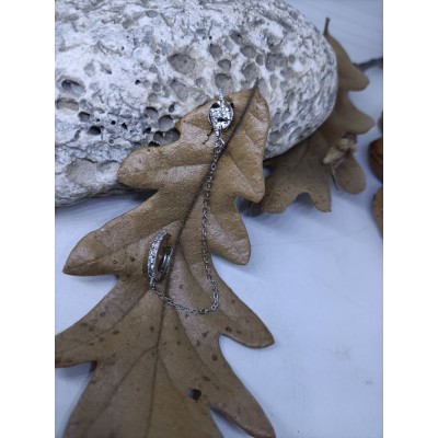 Pendientes plata de ley