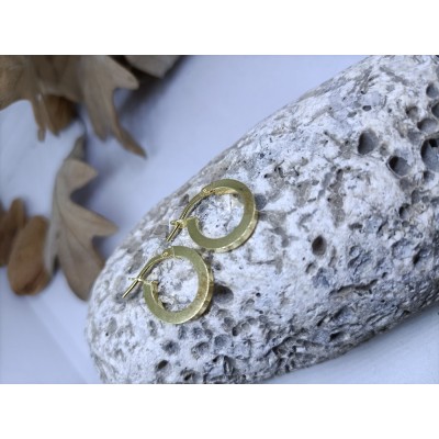 Pendientes chapado en amarillo