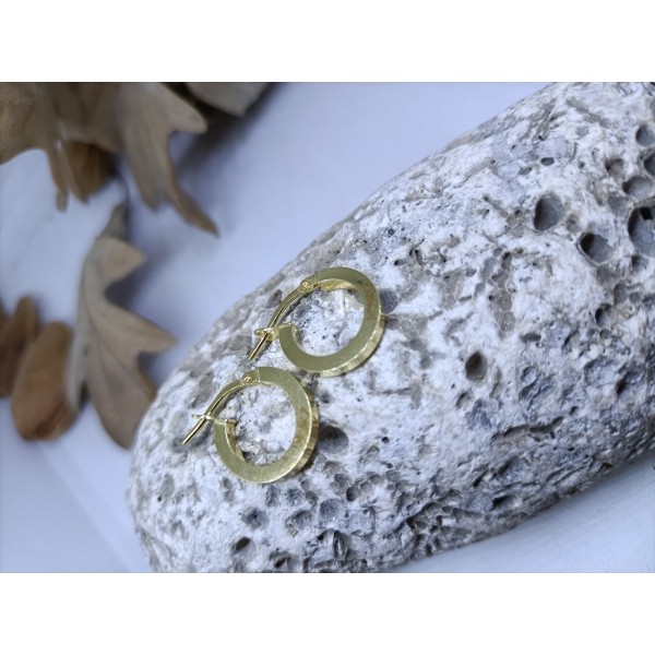 Pendientes chapado en amarillo