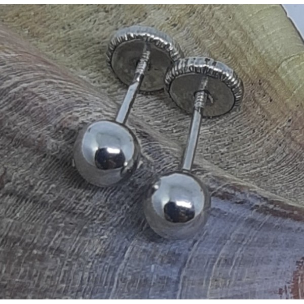 Pendientes oro amarillo bebe