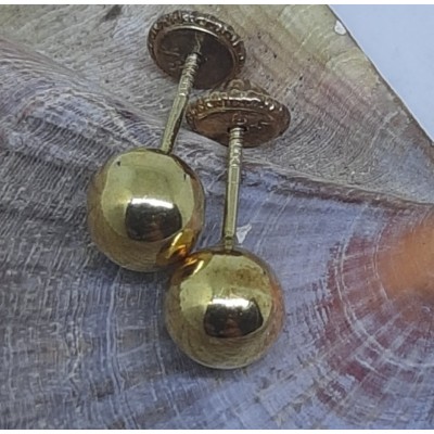 Pendientes oro amarillo bebe