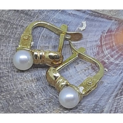Pendientes oro amarillo bebe