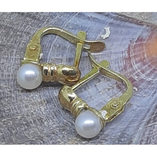 Pendientes oro amarillo bebe
