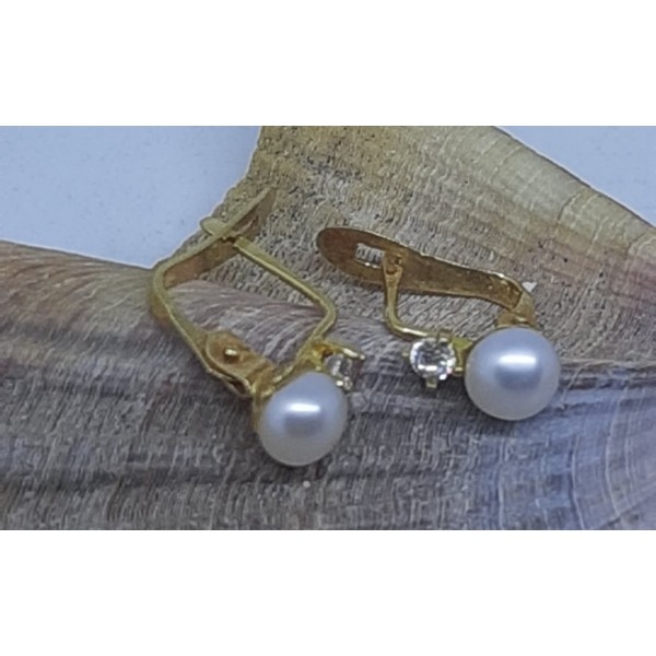 Pendientes oro amarillo bebe