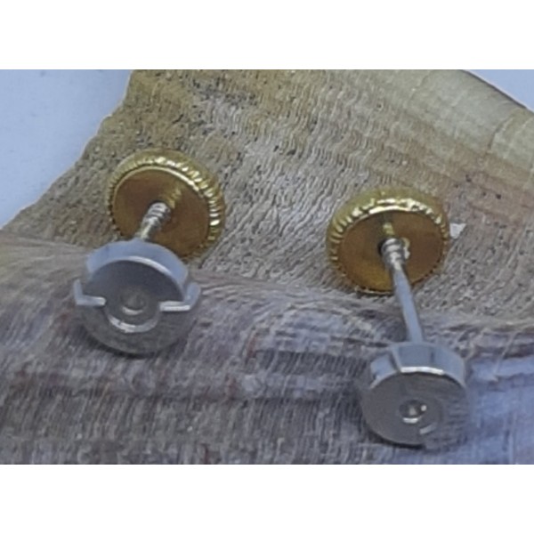 Pendientes oro amarillo bebe