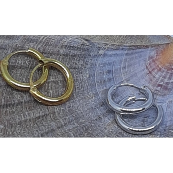 Pendientes oro amarillo bebe