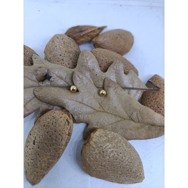 Pendiente perla oro 4mm