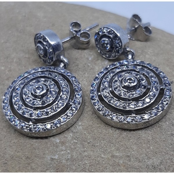 Pendientes largos de novia