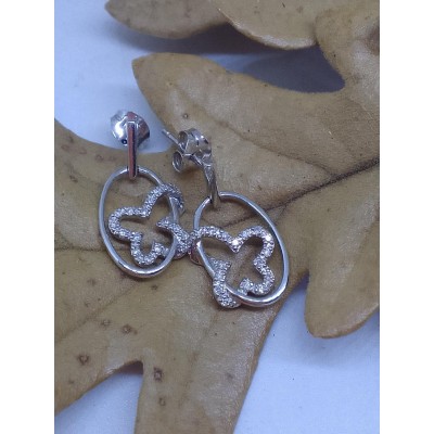 Par pendientes brillantes