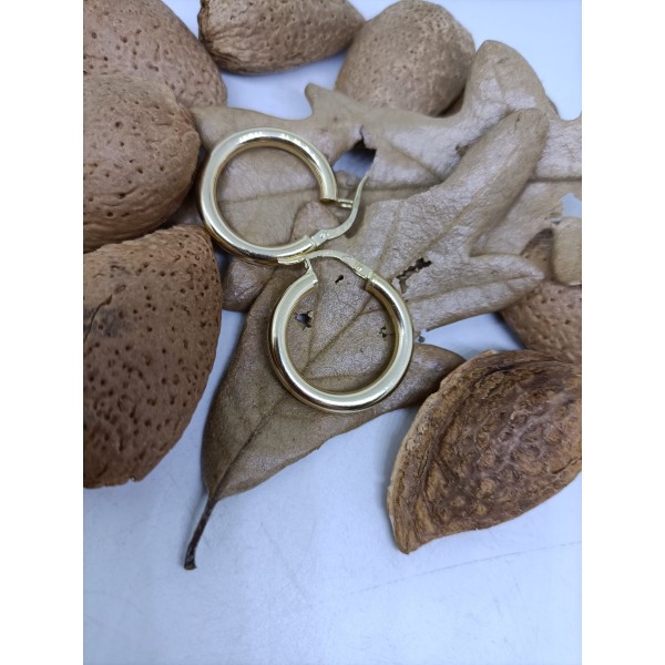 Aros oro amarillo