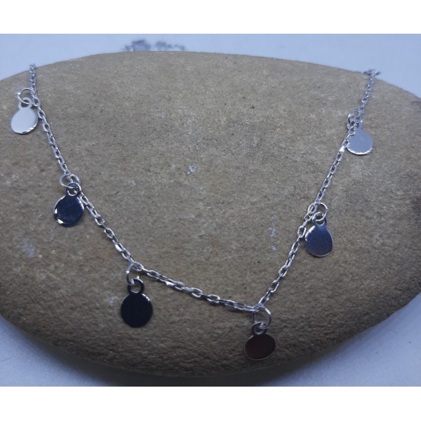 Cadena con medallas plata
