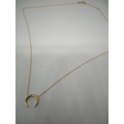 Colgante luna oro