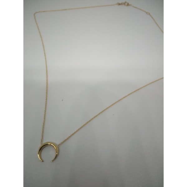 Colgante luna oro