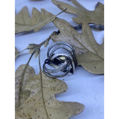 Anillo plata grande