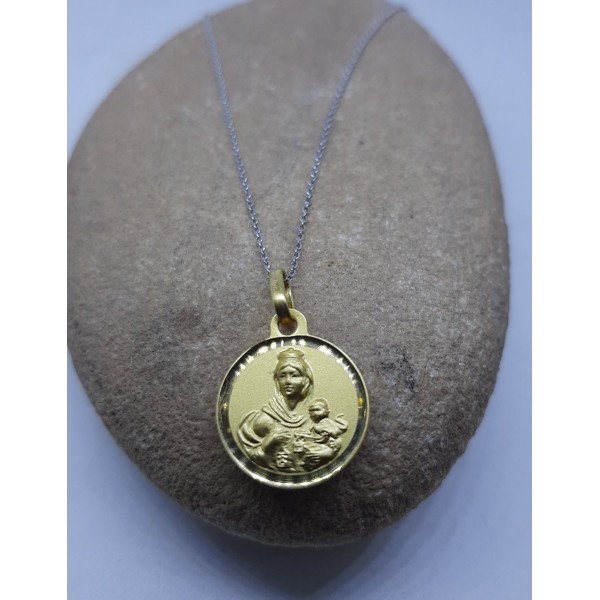 Medalla oro escapulario