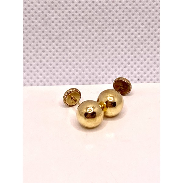 par pendientes perlas oro amarillo
