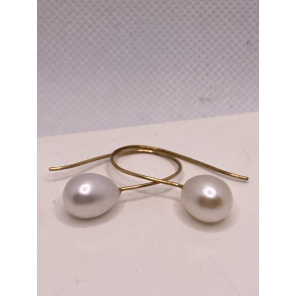 par pendientes perla oro amarillo