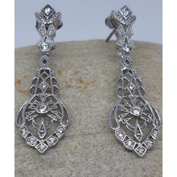 Pendientes plata