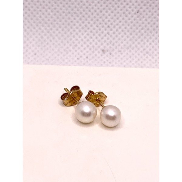 par pendientes perla oro amarillo