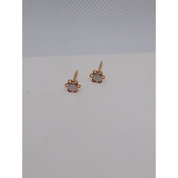 pendientes bebe bicolor sol