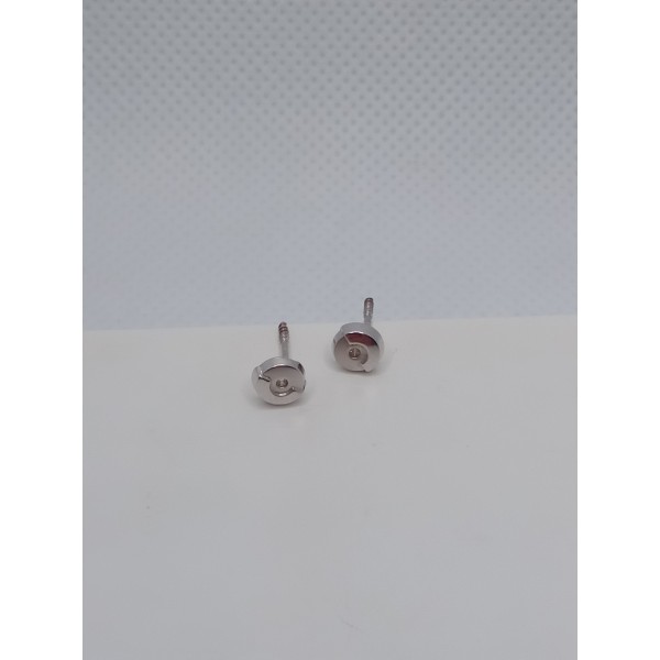 par pendientes oro blanco matiz