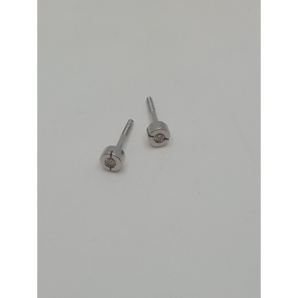 par pendientes bebe oro con brillantes