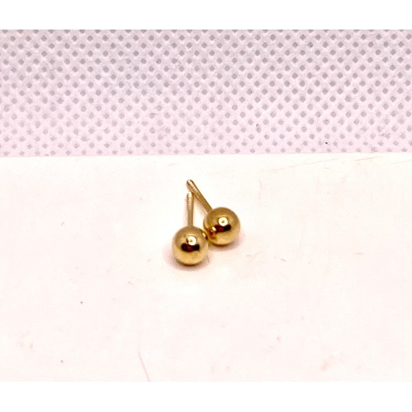 par pendientes perla oro amarillo bebe