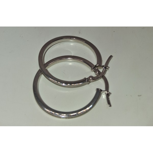 pendientes oro blanco
